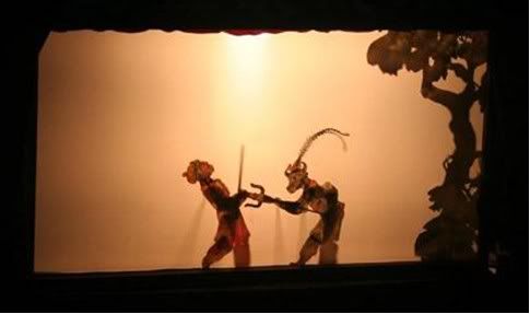 Chinese Shadow Puppet Play Interact China Chinese Shadow Puppet Play Interact China